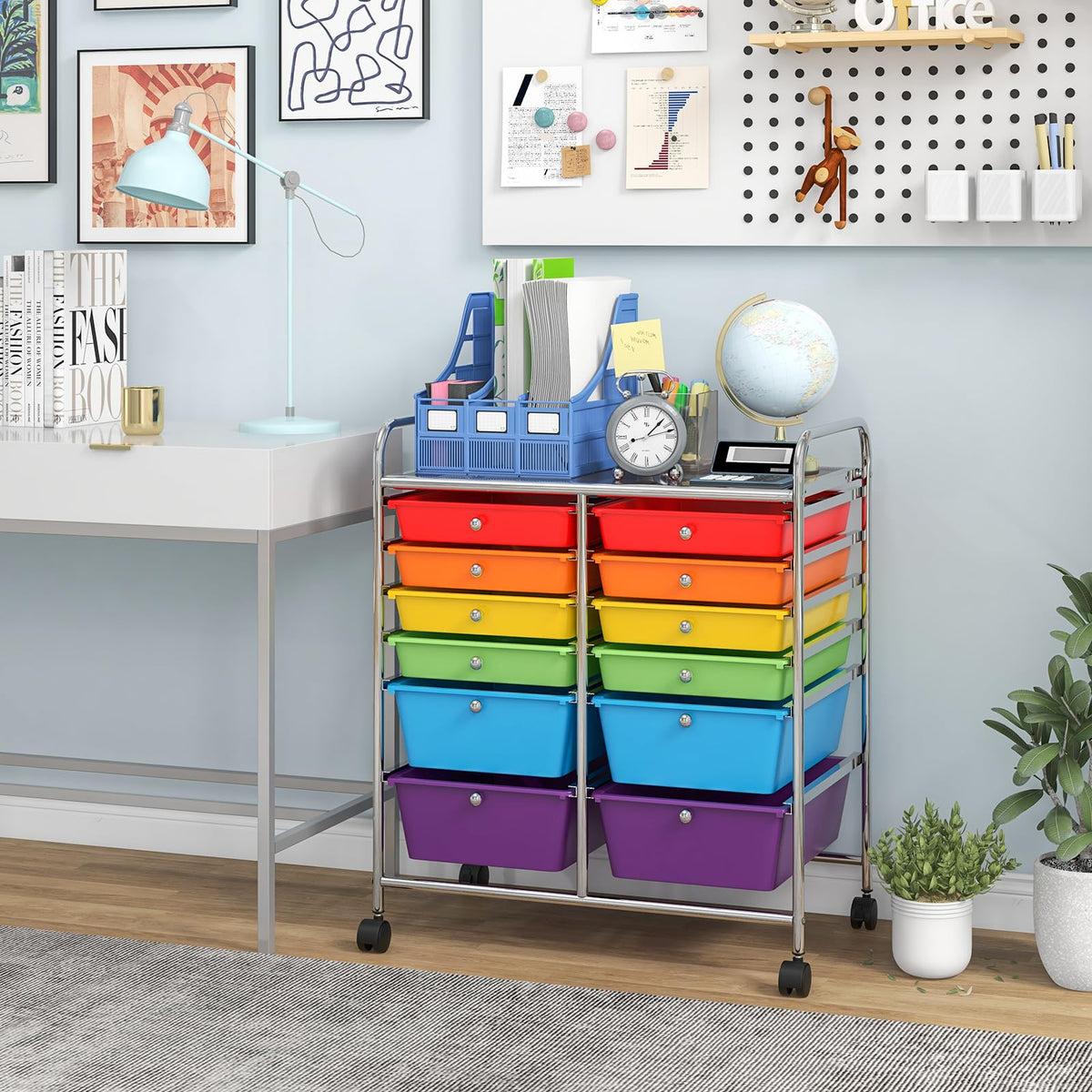 12 Drawer Rolling Storage Cart F452199