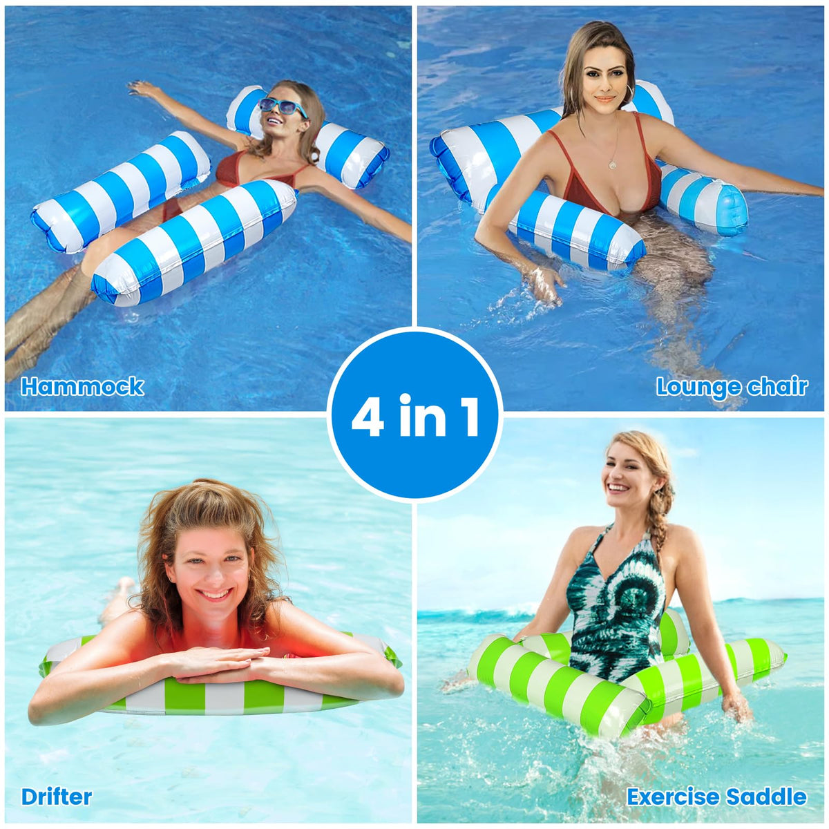 2 Pack Inflatable Pool Floats O4158