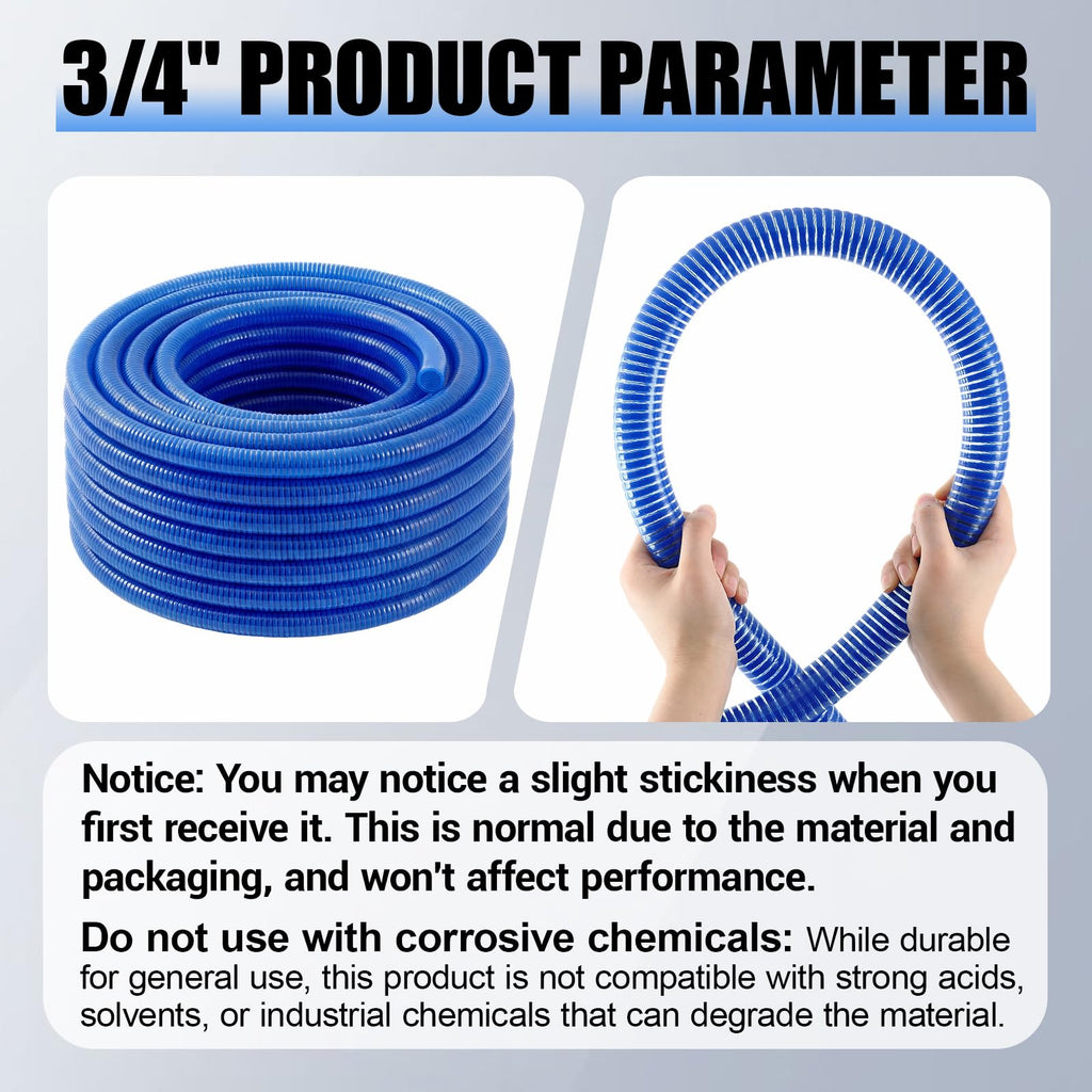 Blue Heavy Duty PVC Suction Hose I5230