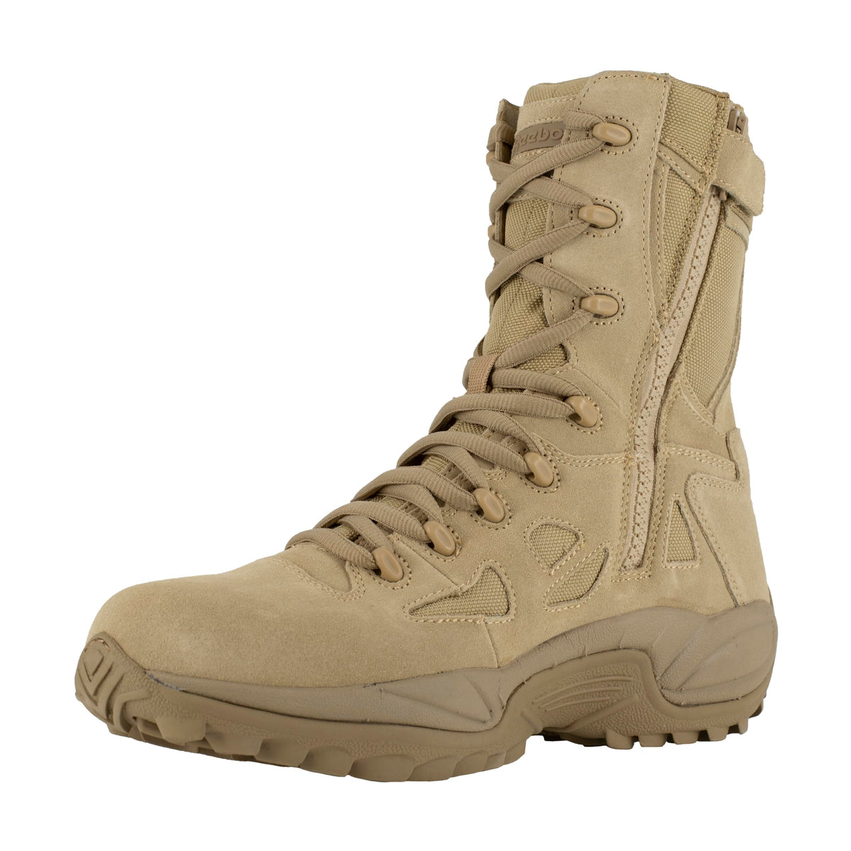 Desert Tan Safety Toe 8" Side Zipper Tactical Boot E352770