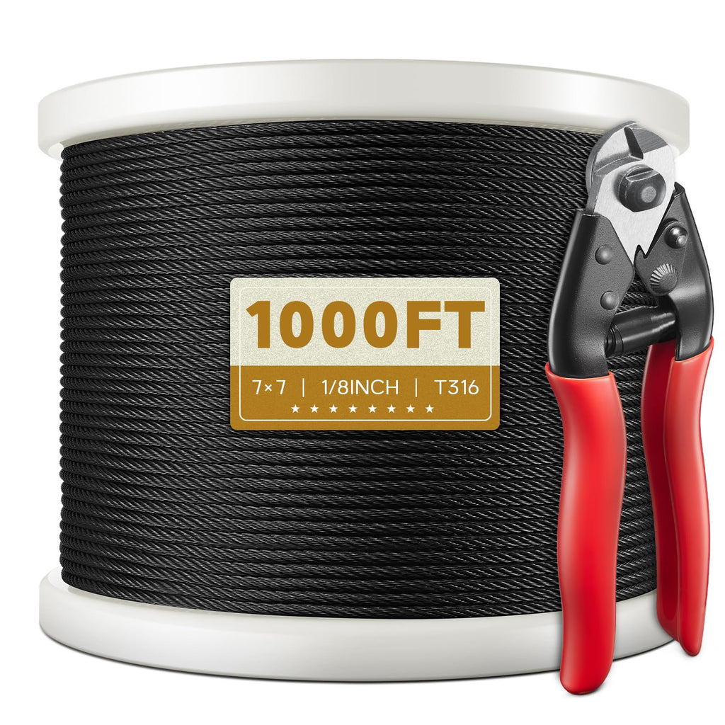 Black Stainless Steel Cable N5132