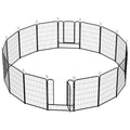 16-Panel Heavy-Duty Metal Dog Playpen O602397