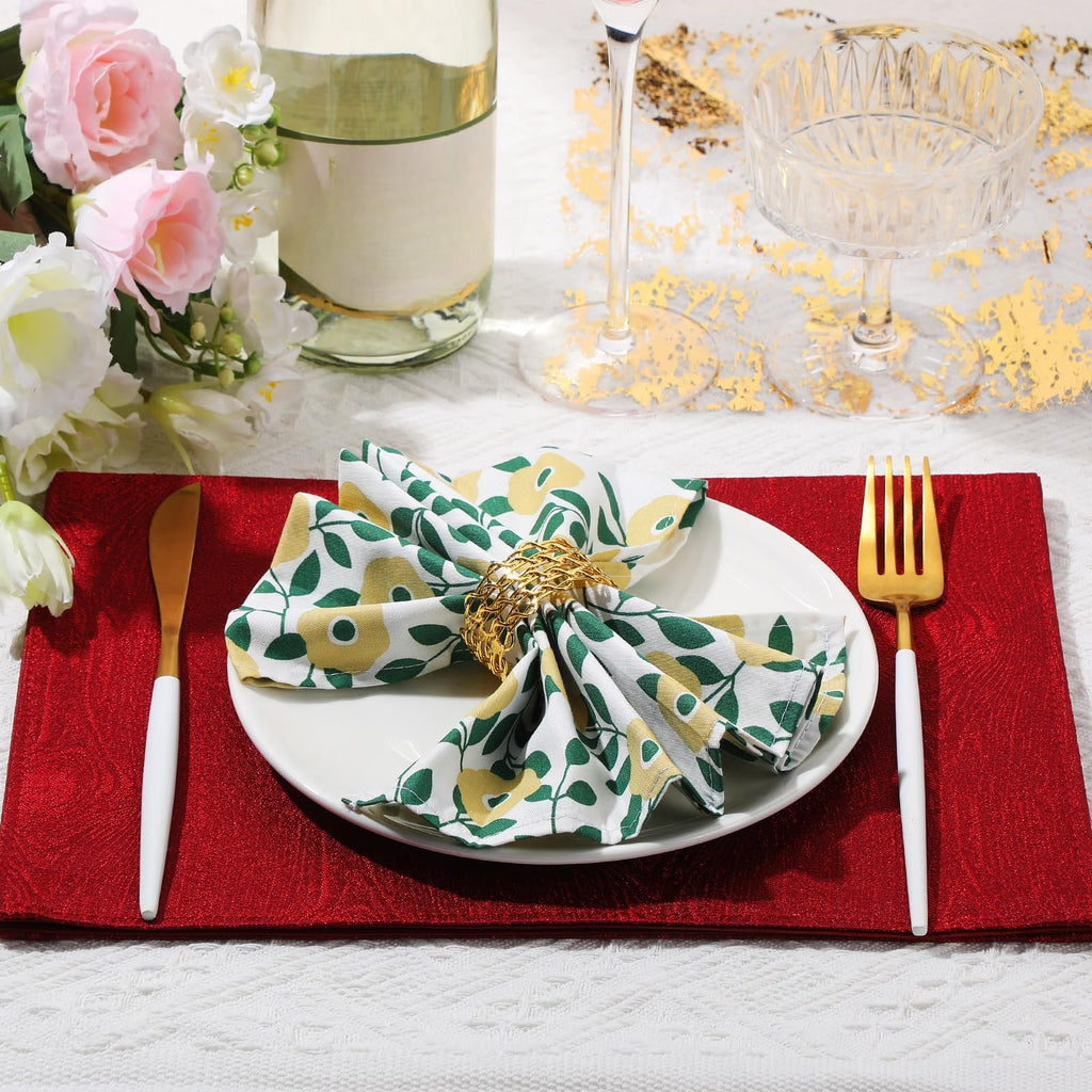 Cotton Cloth Napkins Set of 24 W67750