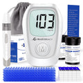Glucose Monitor Kit, 100 Blood Glucose Strips, No Coding I256