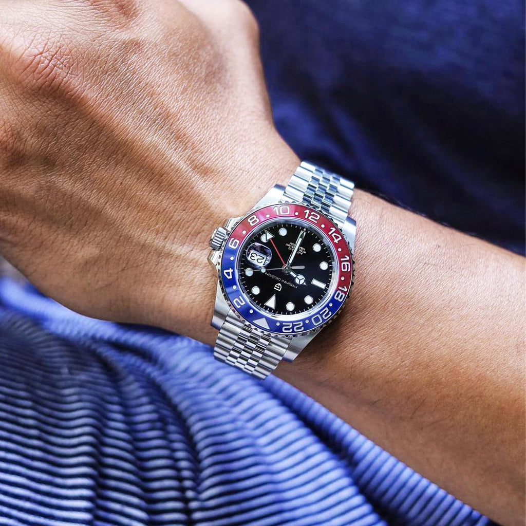 Automatic 40MM Date 100M Waterproof Stainless Steel Sapphire Glass Men Watch C858
