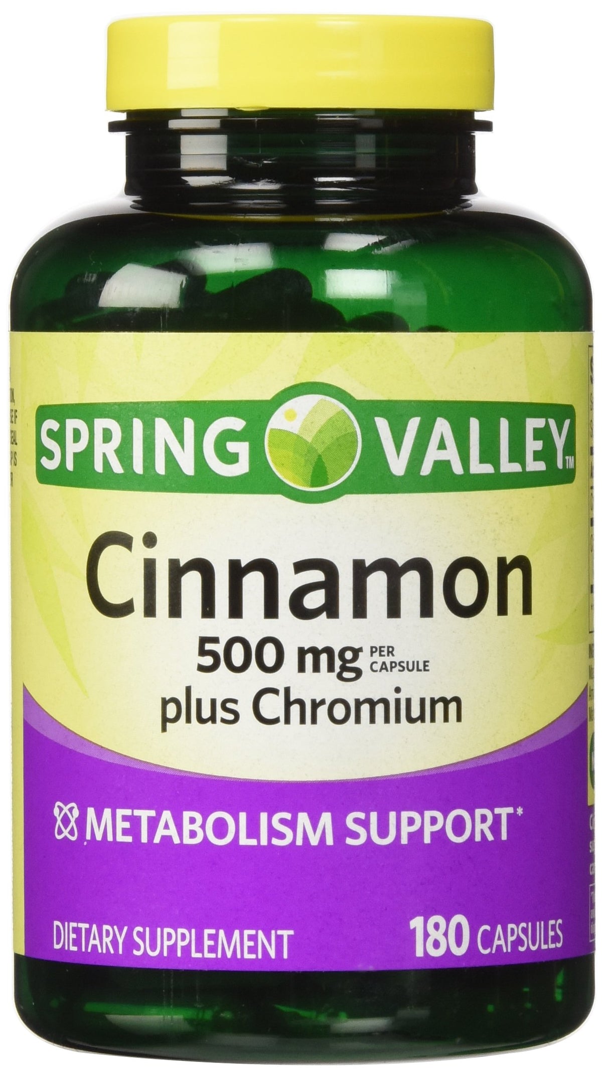 Cinnamon 500mg Plus Chromium 2 Bottles of 180 Capsules R568969