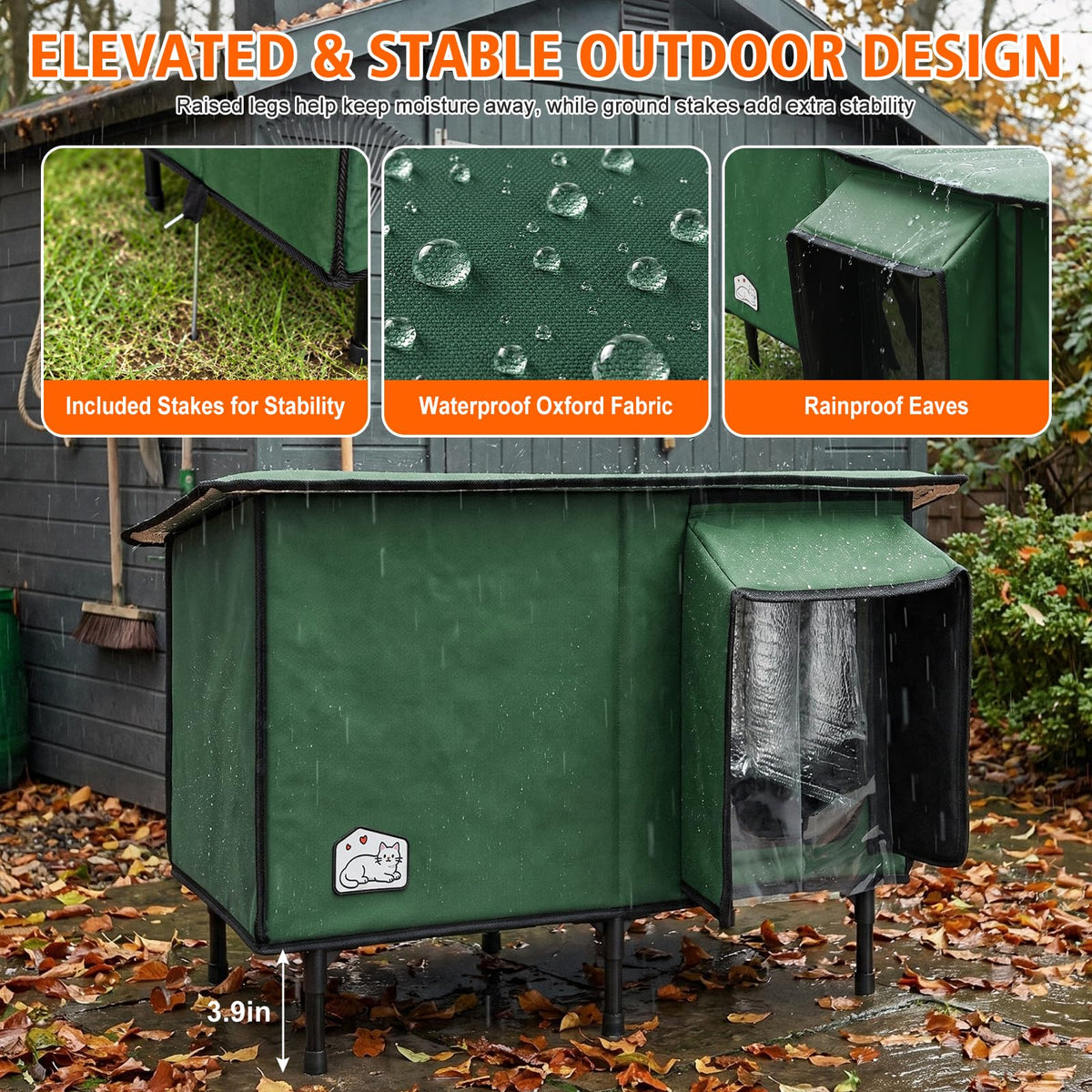 Heated Outdoor Cat House H749075