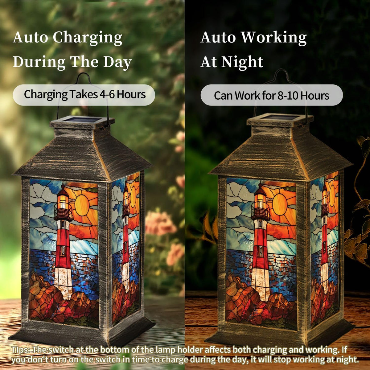Solar Powered Waterproof Hanging Lantern R351