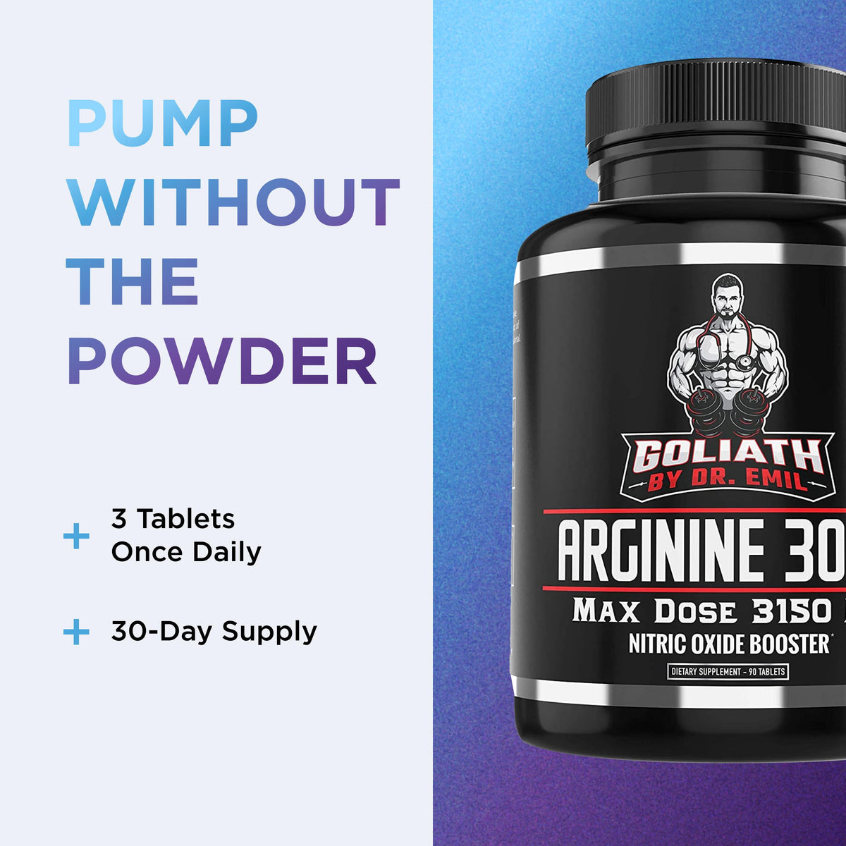 L-Arginine 3000, 90 Tablets P206674