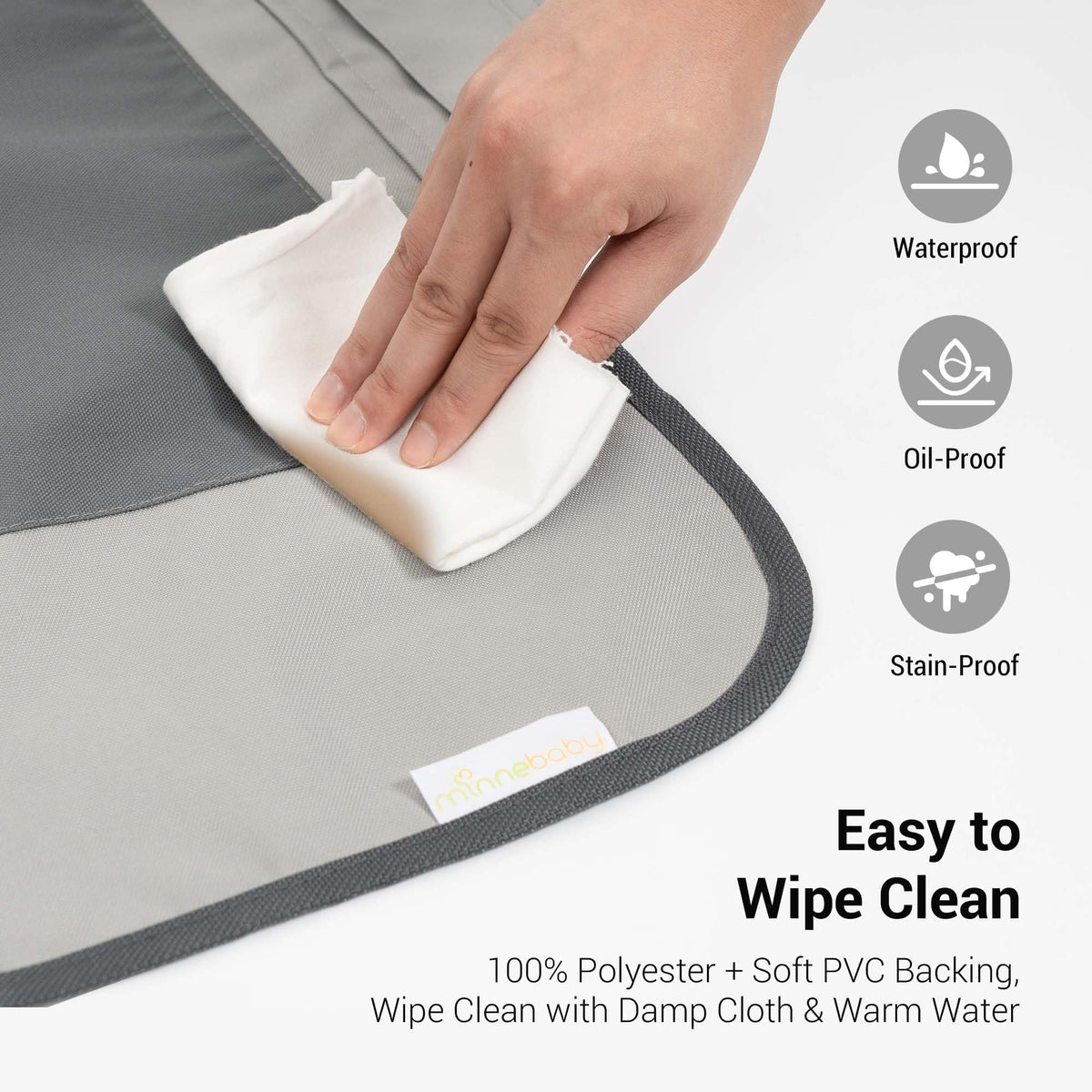 Extra Large Grey Booster Chair Protector Cover F25523
