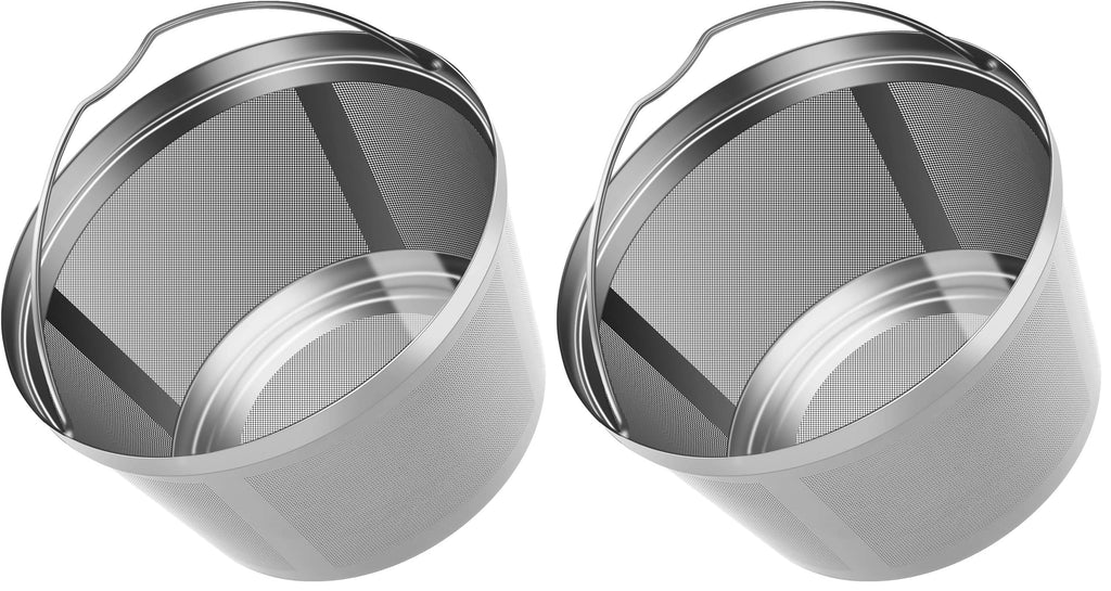 Stainless Steel Reusable Coffee Filters 8 12 Cup Pack of 2 B27985