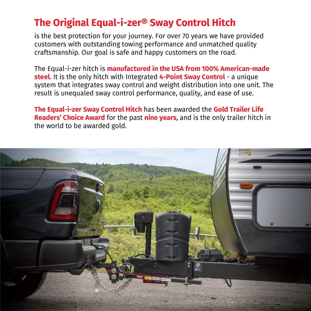 4-point Sway Control Hitch, 10,000 Lbs Trailer Weight Rating H4060