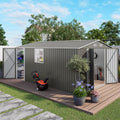 10x14 FT Outdoor Metal Storage Shed E38918